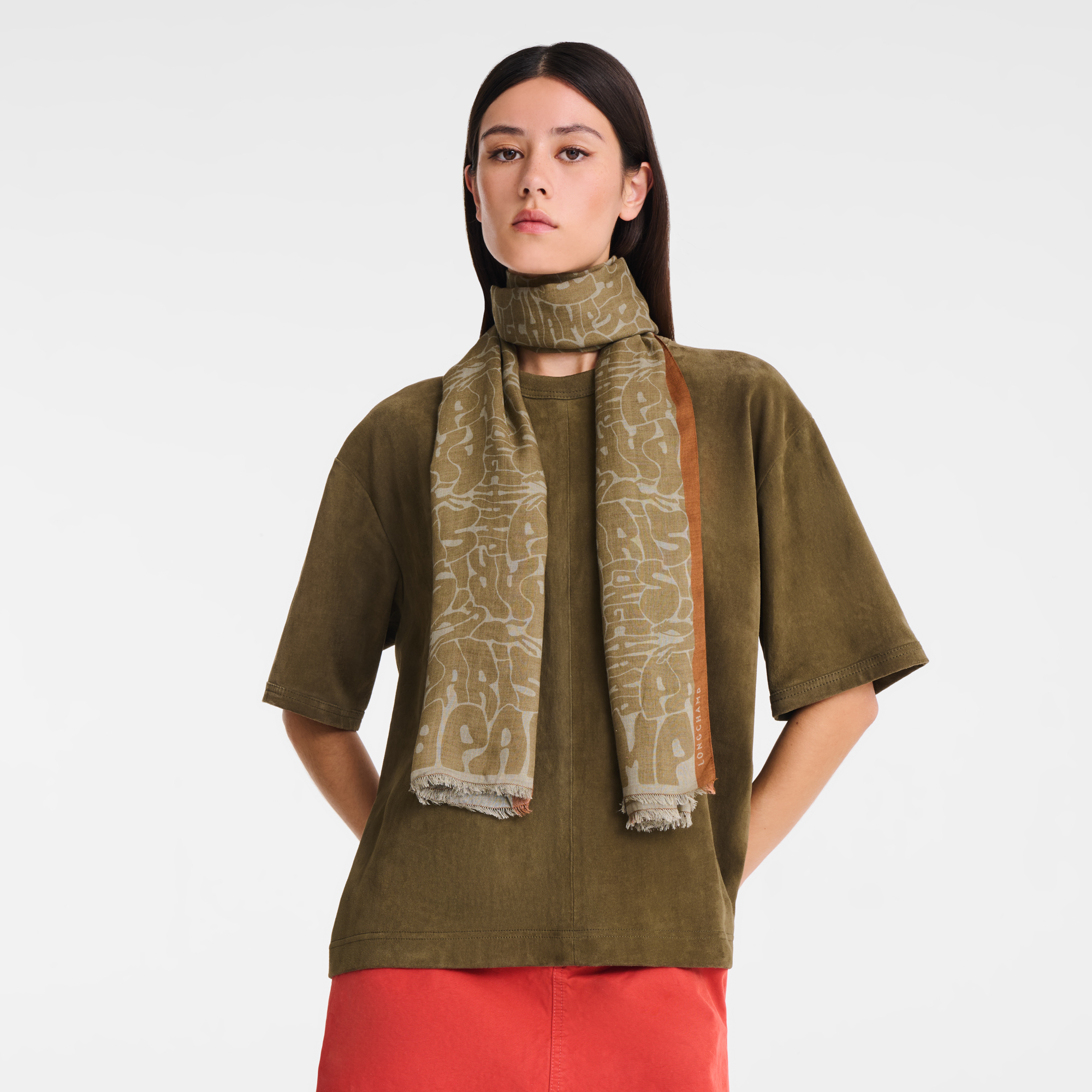 La Cavalcade Longchamp Stole,  Carciofo