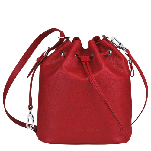 Bucket bag M Le Foulonné Red (10062021545) | Longchamp DK