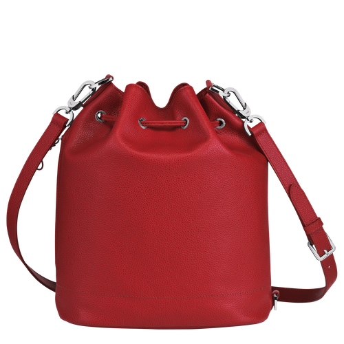 Bucket bag M Le Foulonné Red (10062021545) | Longchamp DK Bucket bag M Le Foulonné Red (10062021545) | Longchamp DK