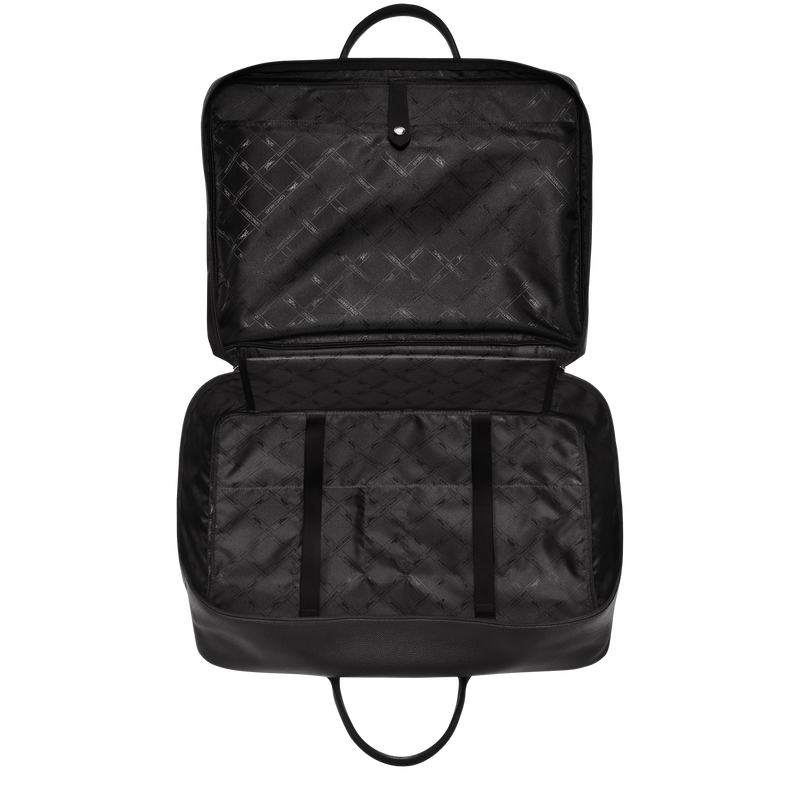Le Foulonné S Suitcase , Black - Leather  - View 4 of  4