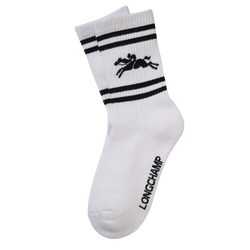 Socks , White - Knit