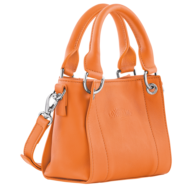 Longchamp orange leather bag 2025