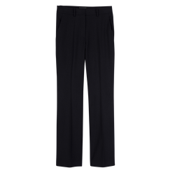 Trousers , Navy - Flannel