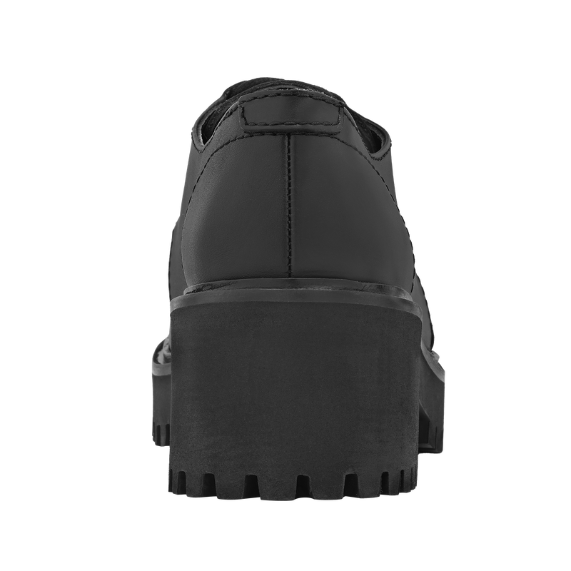 Derbies La Voyageuse , Cuir - Noir  - Vue 3 de 4