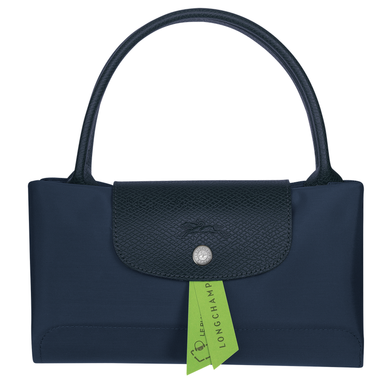 Le Pliage Green M Handbag , Navy - Recycled canvas  - View 5 of 5