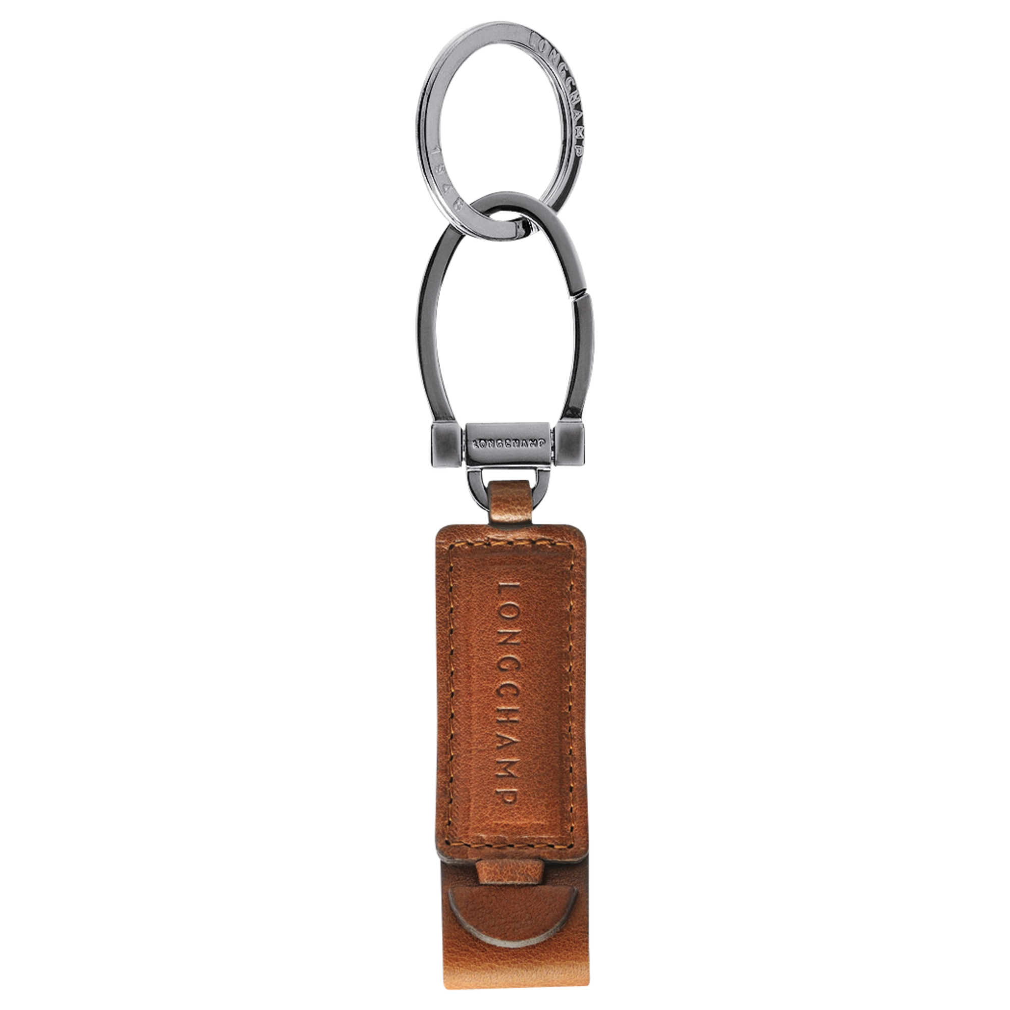Key-rings Longchamp 3D Cognac 