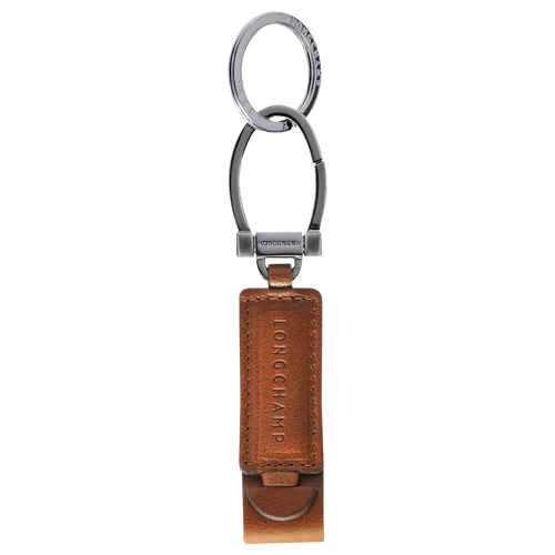 Longchamp 3D Schlüsselanhänger, Cognac