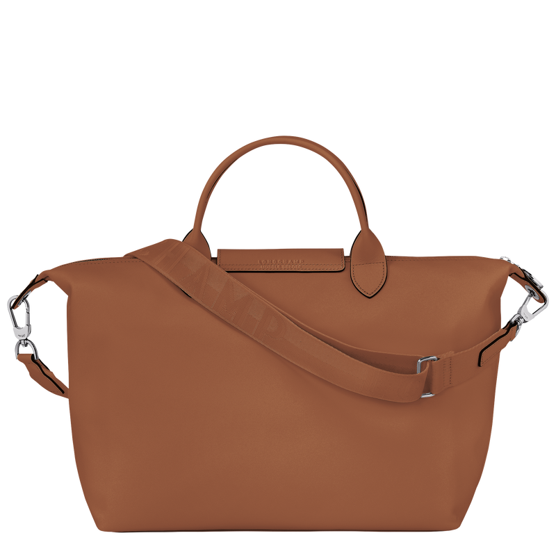 Borsa con manico L Le Pliage Xtra , Pelle - Cognac  - View 4 of  5