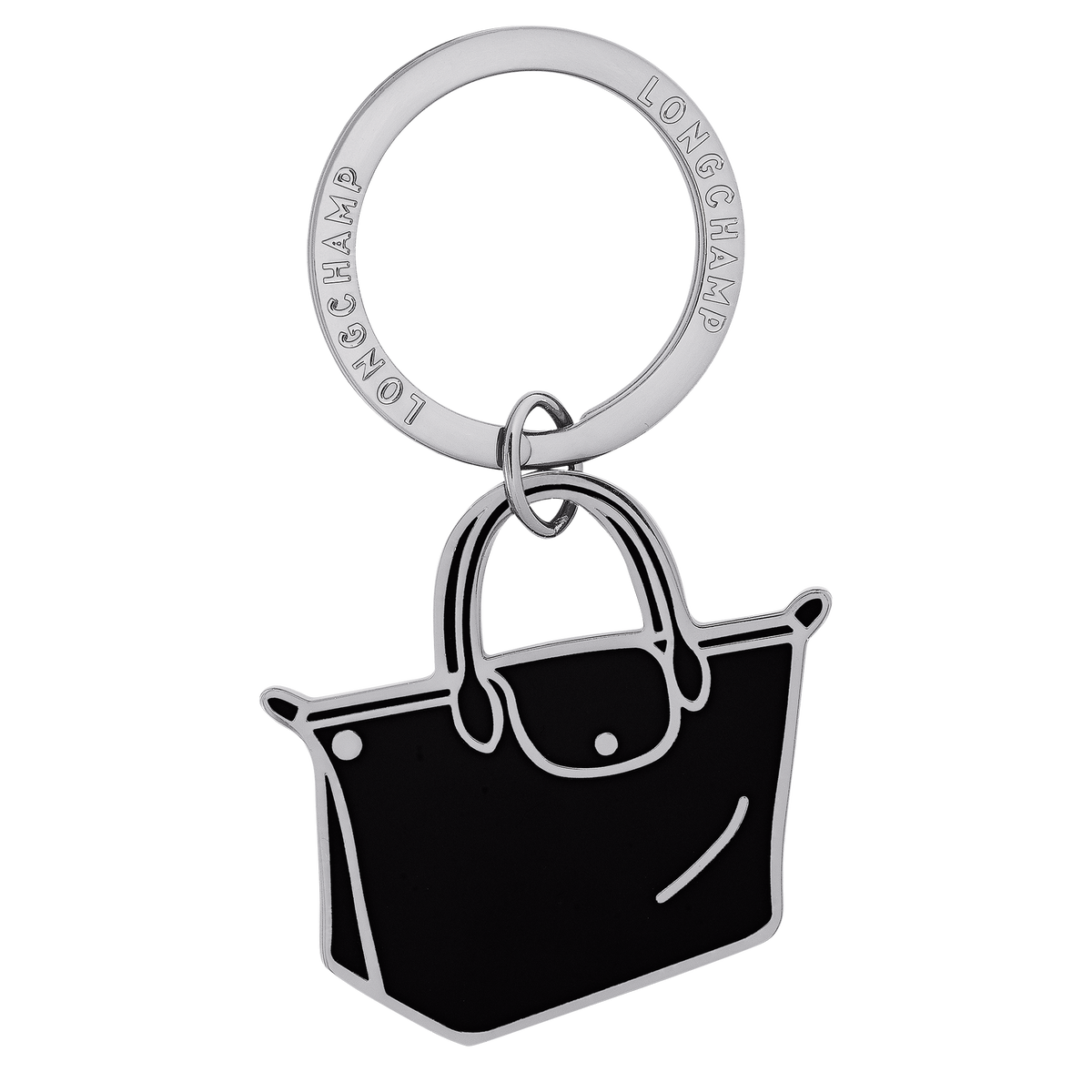 Le Pliage Key rings Black Metal Longchamp US