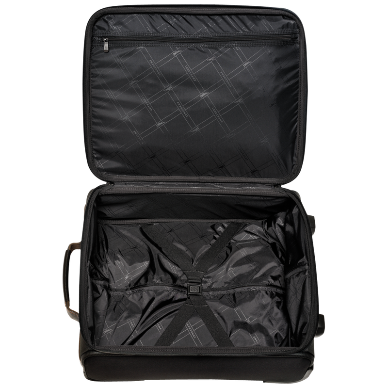 Valise S Boxford , Toile recycl&eacute;e - Noir  - Vue 4 de 4