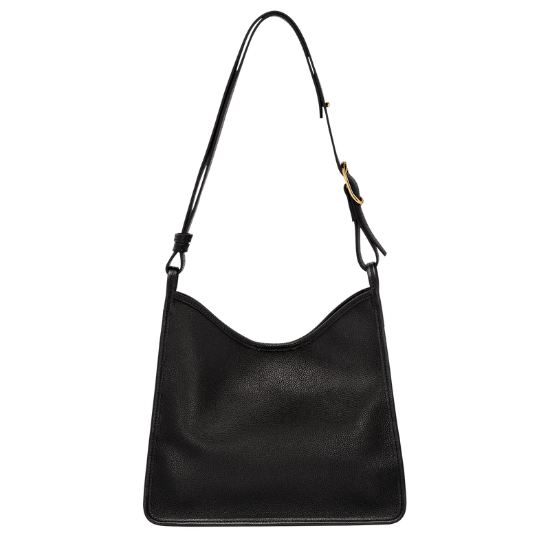Le Foulonné M Hobo bag Black - Leather | Longchamp GB