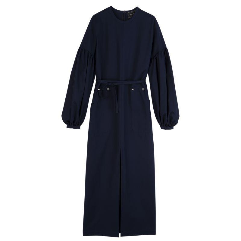 Dress , Navy - Popelin  - View 1 of 5