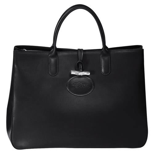 Sac porté main L, 001 Noir Sac porté main L, 001 Noir, hi-res