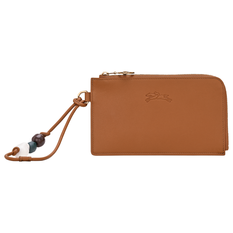 Le Pliage Xtra Pouch , Cashew - Leather  - View 1 of 4