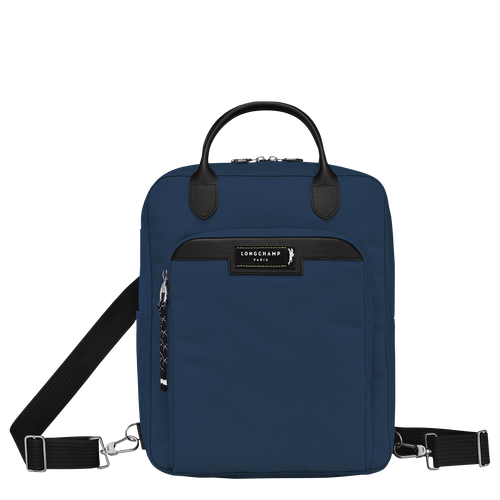 Rucksack M Le Pliage Energy , Recyceltes Canvas - Marine - Ansicht 1 von 5
