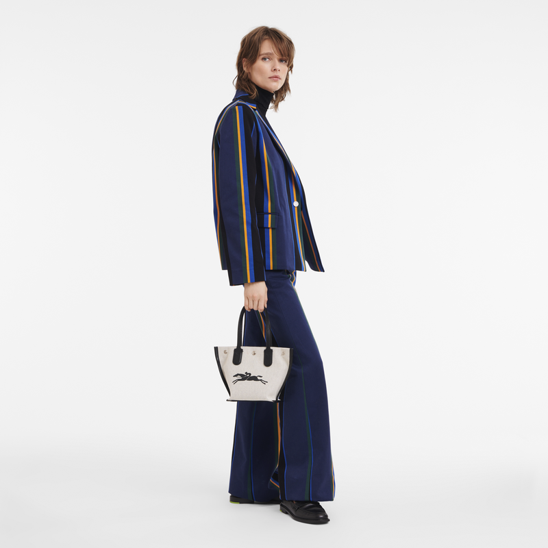 Longchamp canvas tote bag deals