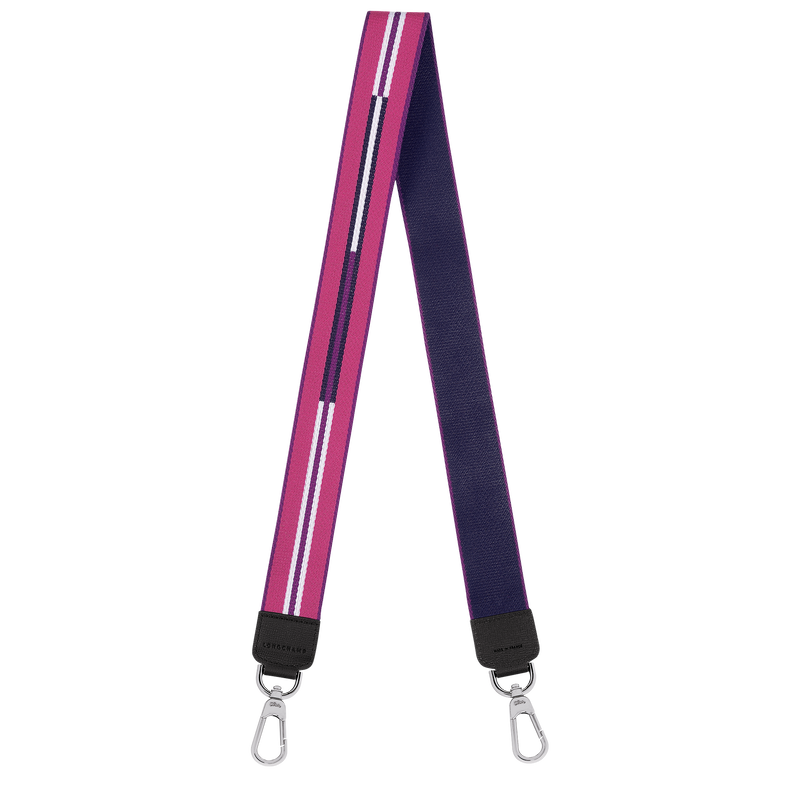 Longchamp Rayures 肩帶 , 紫色 - 帆布  - 查看 1 1