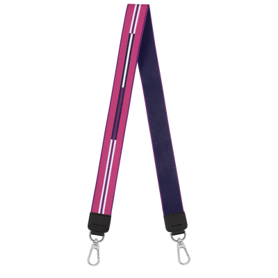 Longchamp Rayures 肩帶, 紫色