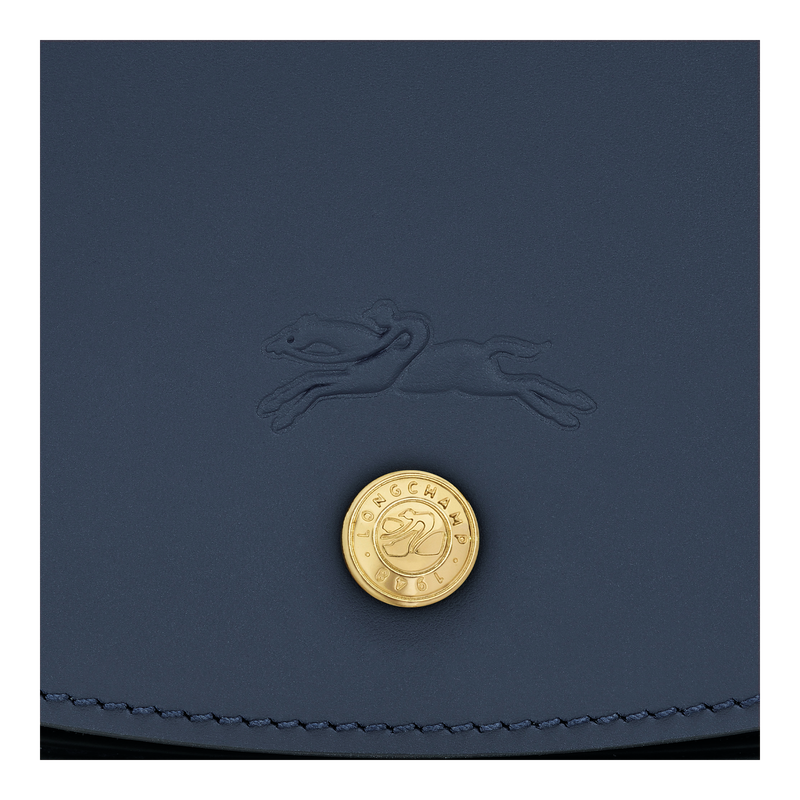 Borsa a tracolla M &Eacute;pure , Pelle - Marine  - View 6 of  6