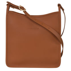 Sac bandoulière M Le Foulonné , Cuir - Caramel