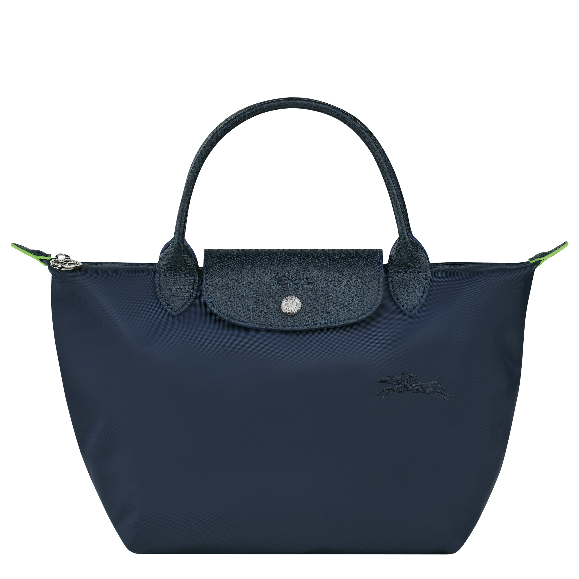 Le Pliage Green S Handbag Navy - Recycled canvas (L1621919P68