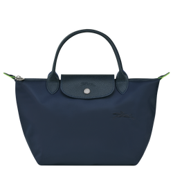 Le Pliage Green S Handbag , Navy - Recycled canvas