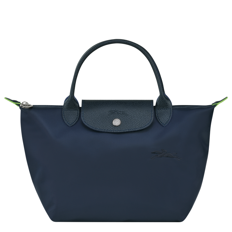 Le Pliage Green S Handbag , Navy - Recycled canvas  - View 1 of 5