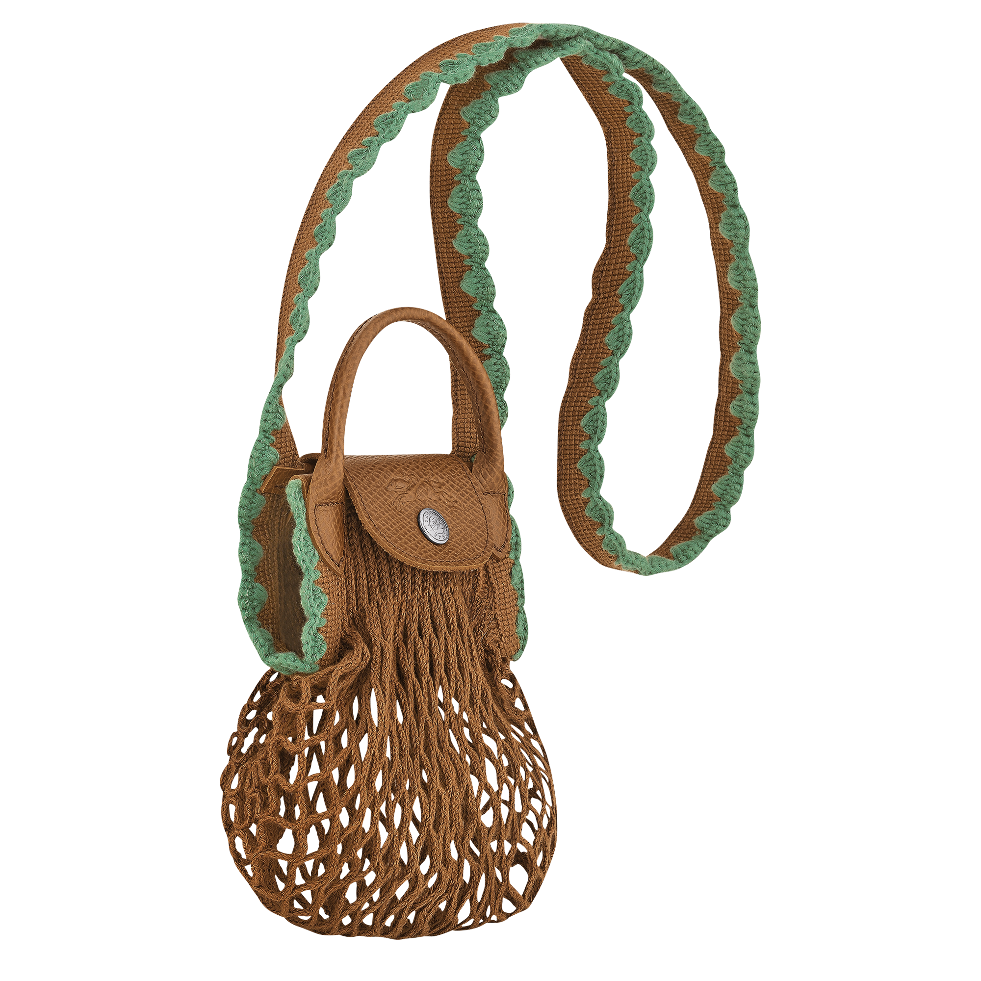 Mesh bag XS, Tobacco - View 3 of
4 - zoom in Le Pliage Collection Mesh bag XS, Tobacco