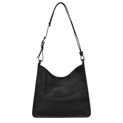 Le Foulonné Hobo bag M, Black