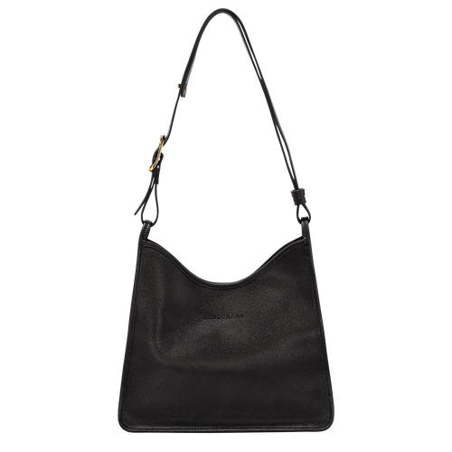 Le Foulonné M Hobo bag Black - Leather | Longchamp GB
