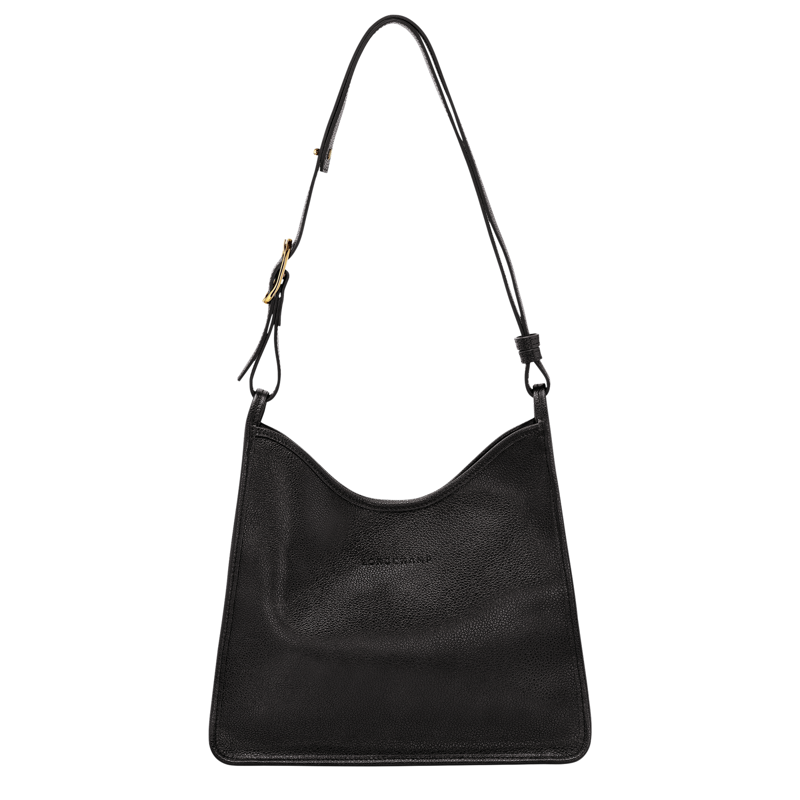 Le Foulonn M Hobo bag Black Leather Longchamp US