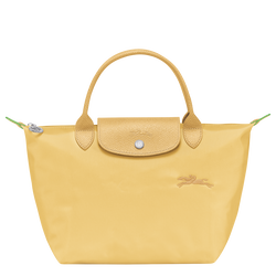 Le Pliage Green S Handbag , Wheat - Recycled canvas