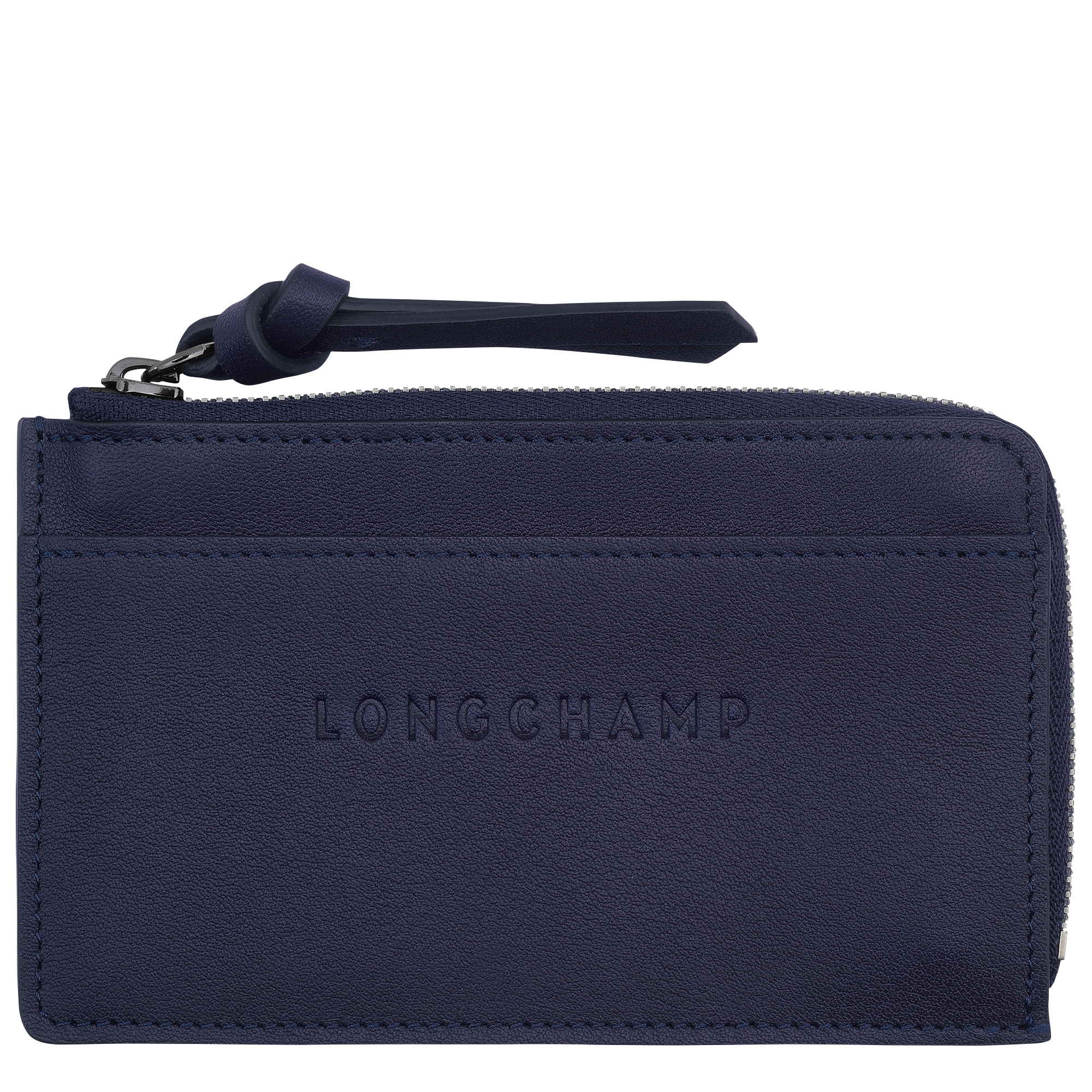 Longchamp 3D Kaarthouder, Bosbessenblauw