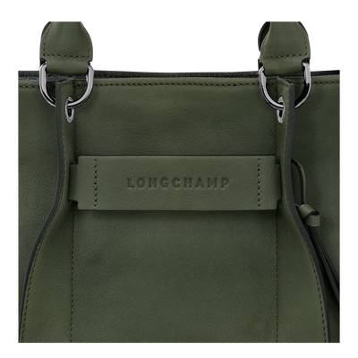 Longchamp 3D Tas met handgreep aan de bovenkant S, Kaki