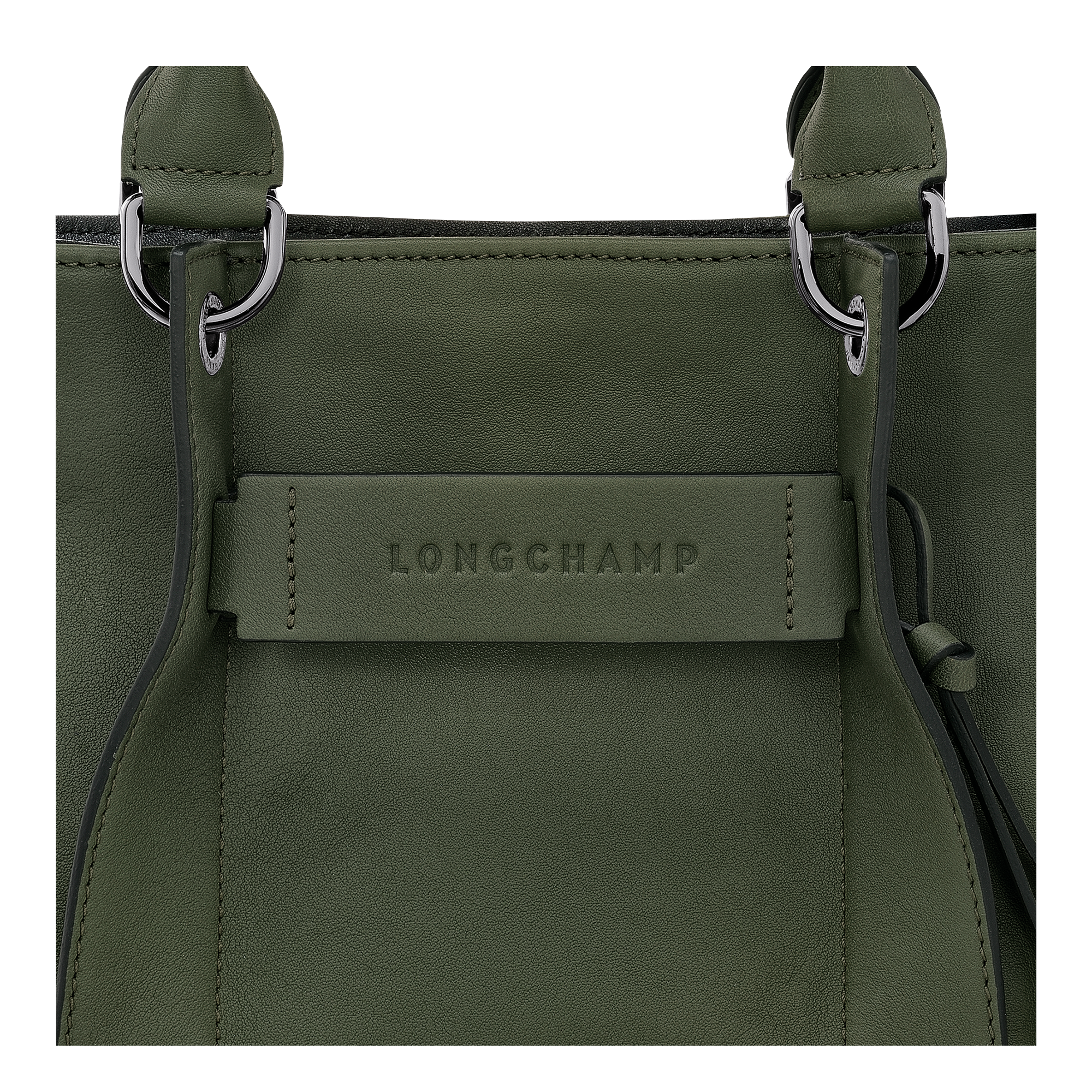 Longchamp 3D Bolso con asa superior S, Caqui