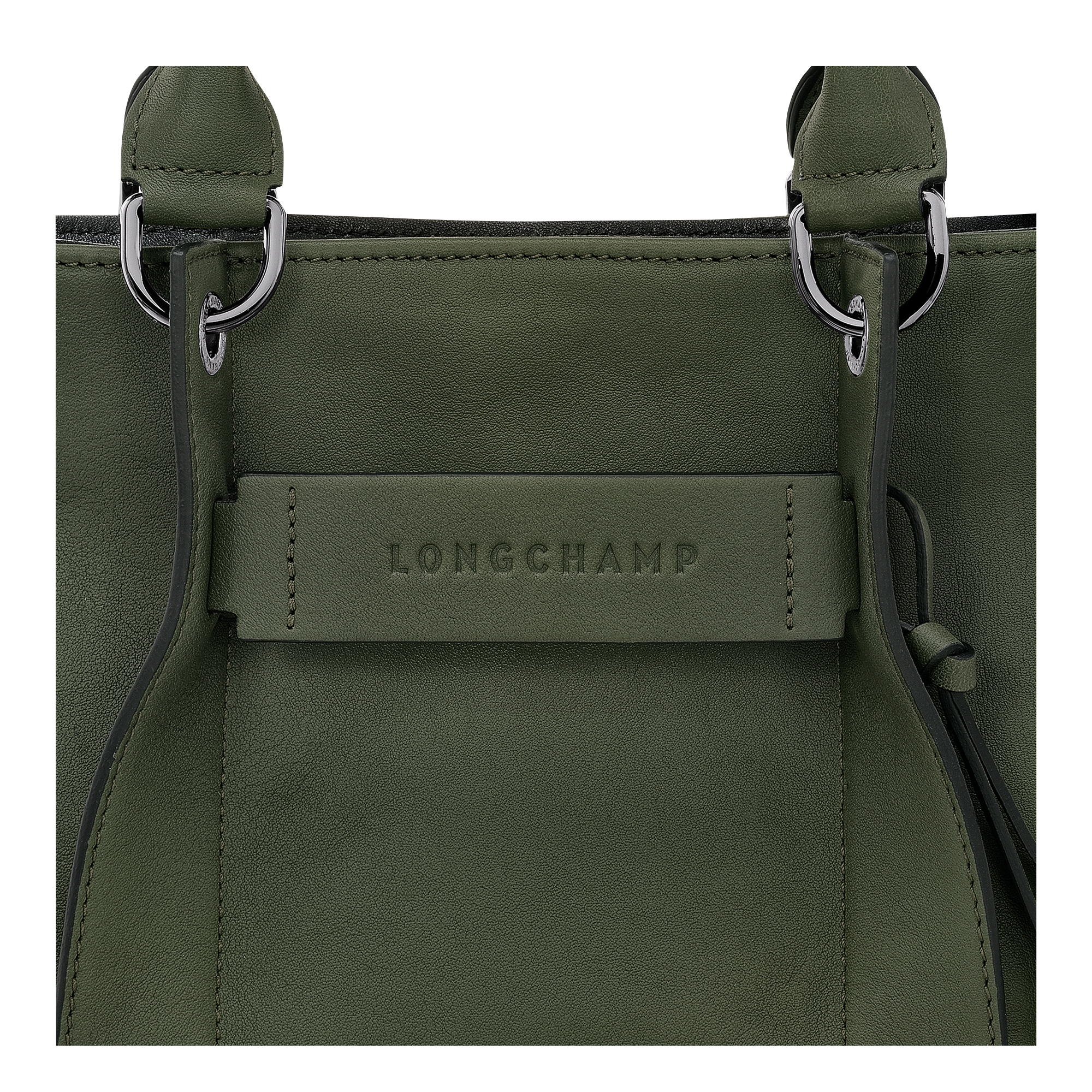 Longchamp 3D Handtasche S, Khaki