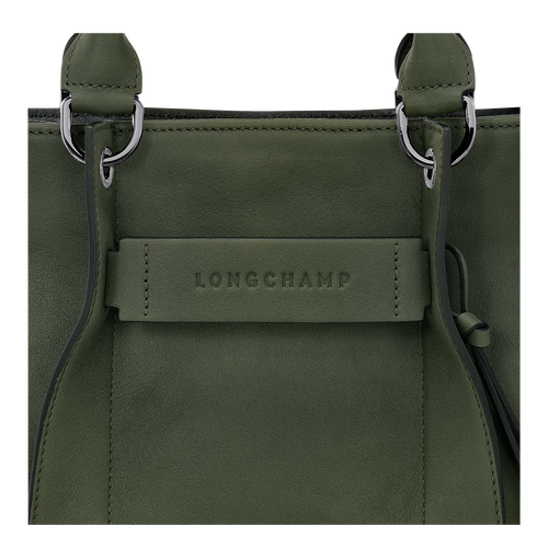 Longchamp 3D S Handbag , Khaki - Leather - View 5 of  5