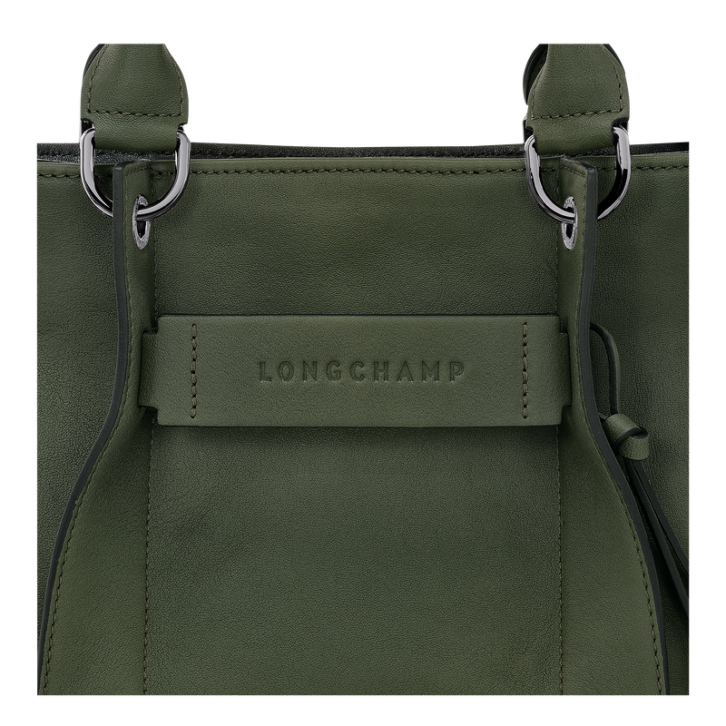 Longchamp 3D S Handbag , Khaki - Leather  - View 5 of  5