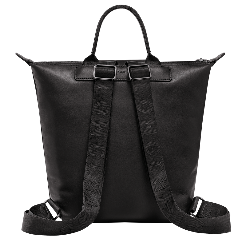 Le Pliage Xtra S Backpack , Black - Leather  - View 3 of  3