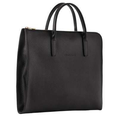 Le Foulonn&eacute; Briefcase S, Black