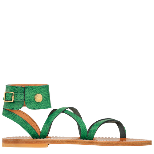 Longchamp x K.Jacques Sandals , Green - Leather - View 1 of  4