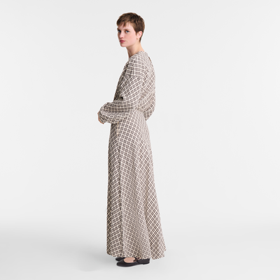 null Kleid, Ecru