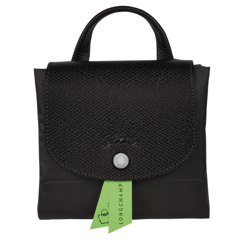 Le Pliage Green M Handbag Black - Recycled canvas (L1623919001