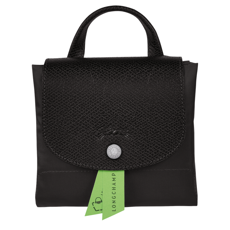Le Pliage Green M Backpack , Black - Recycled canvas  - View 5 of  5
