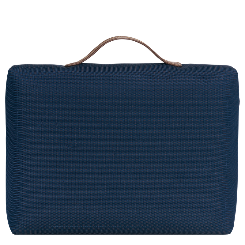 Boxford S Briefcase , Blue - Recycled canvas  - View 4 of  4