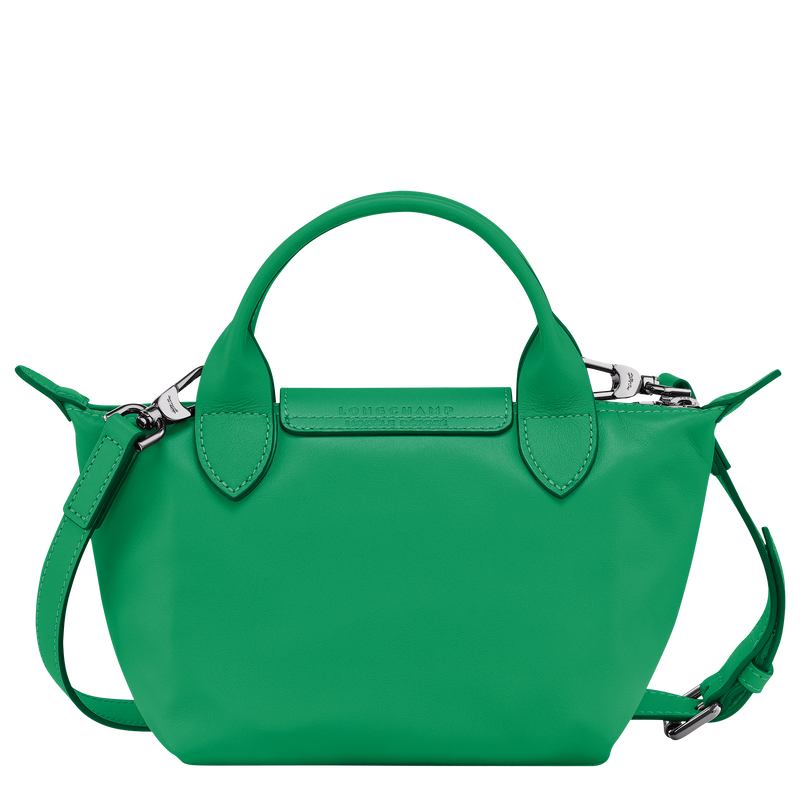 Le Pliage Xtra XS Handbag Green Leather Longchamp EN