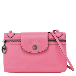 Le Pliage Xtra 斜背袋 XS , 粉紅色 - 皮革