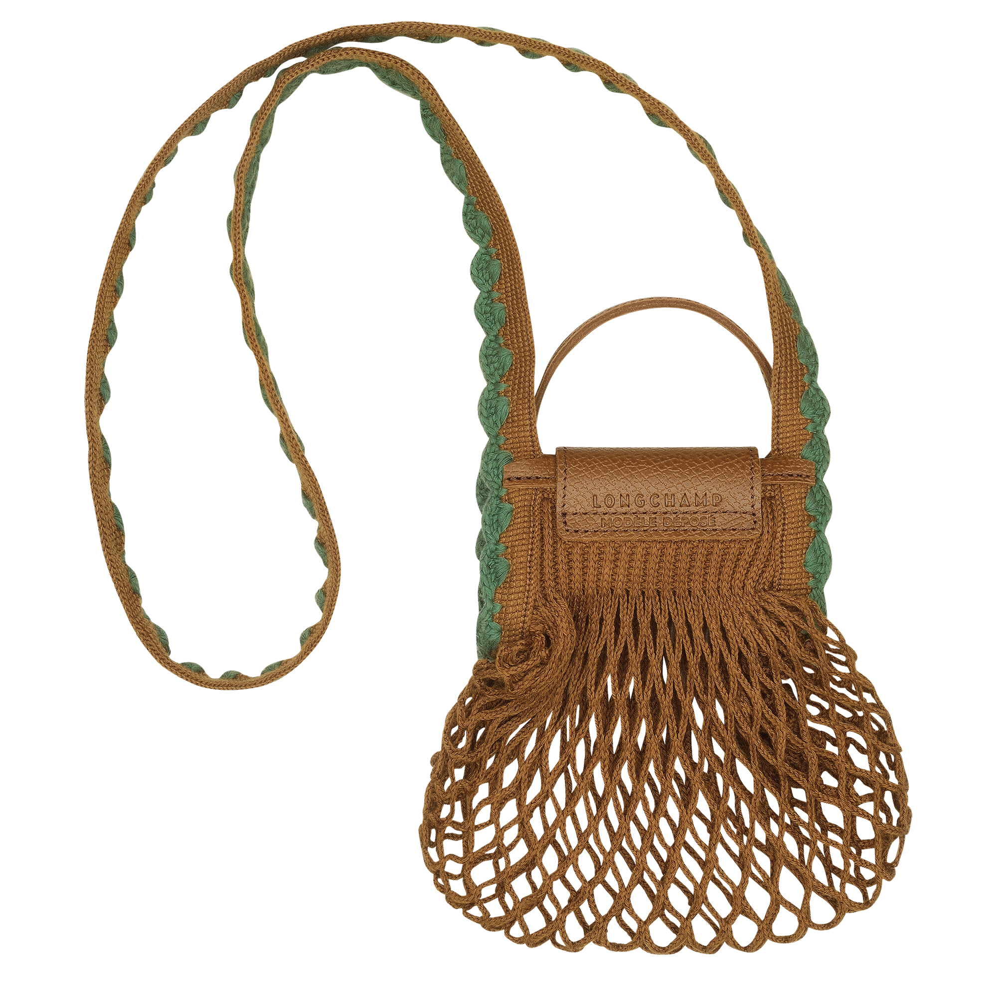 Mesh bag XS, Tobacco - View 3 of
3 - zoom in Le Pliage Collection Mesh bag XS, Tobacco