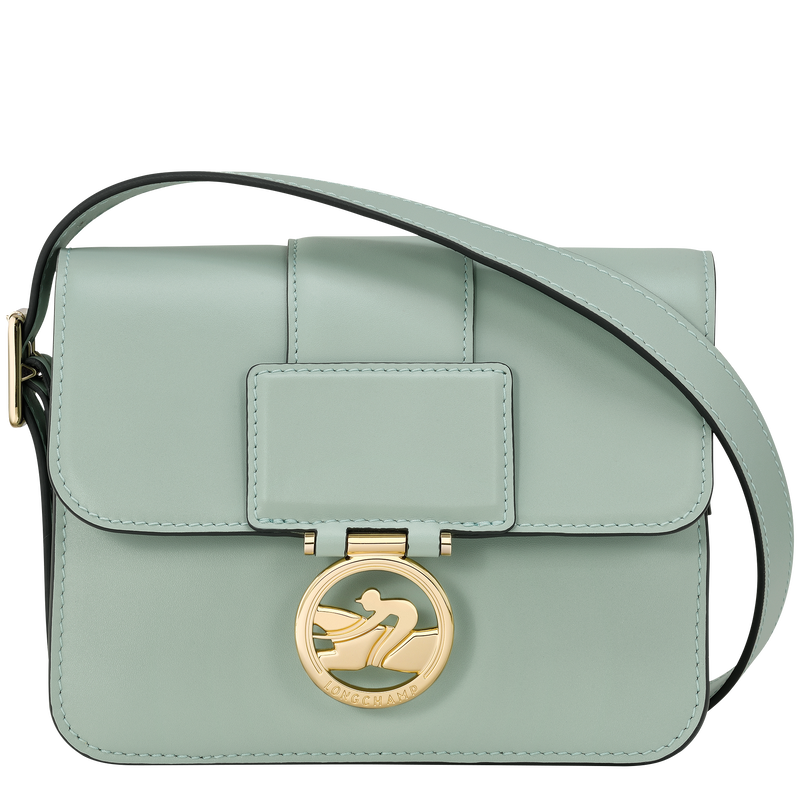 Umhängetasche S Box-Trot , Leder - Grau grün  - Ansicht 1 von 5