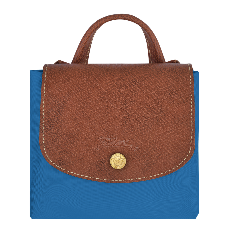 Longchamp Le Pliage Original Mini Pouch with Handle Cobalt Blue Recycled  Canvas